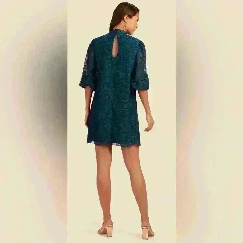 Nwt - Trina Turk Palm Colony Dress Green Size 8